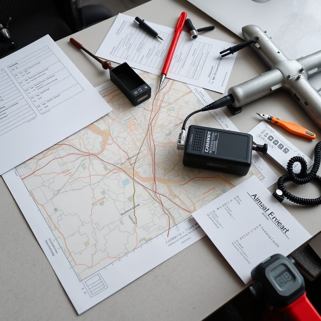 Field maps for flying